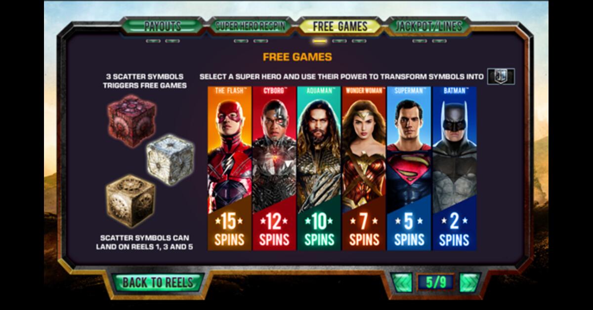 Quay hũ slot Justice League ẵm thưởng lớn – 789Club Online