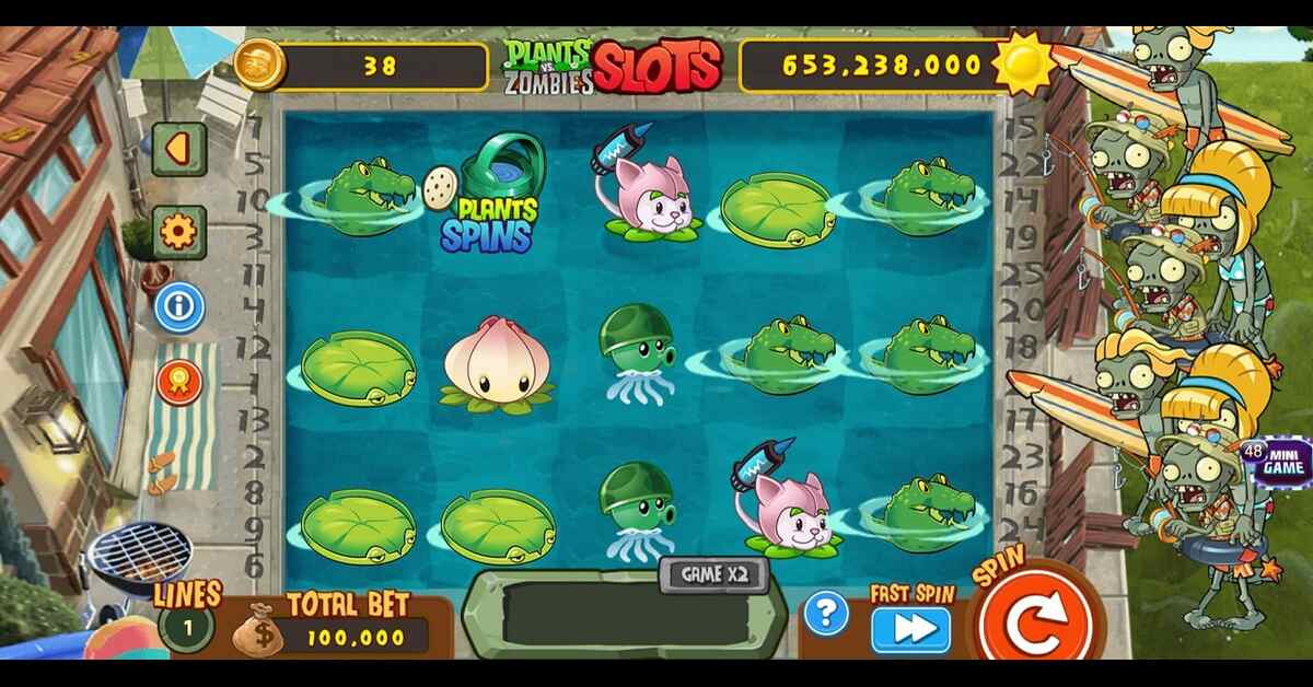Giới thiệu sơ lược về trò chơi quay hũ slot Zombies Plants cho tân thủ – 789Club Online