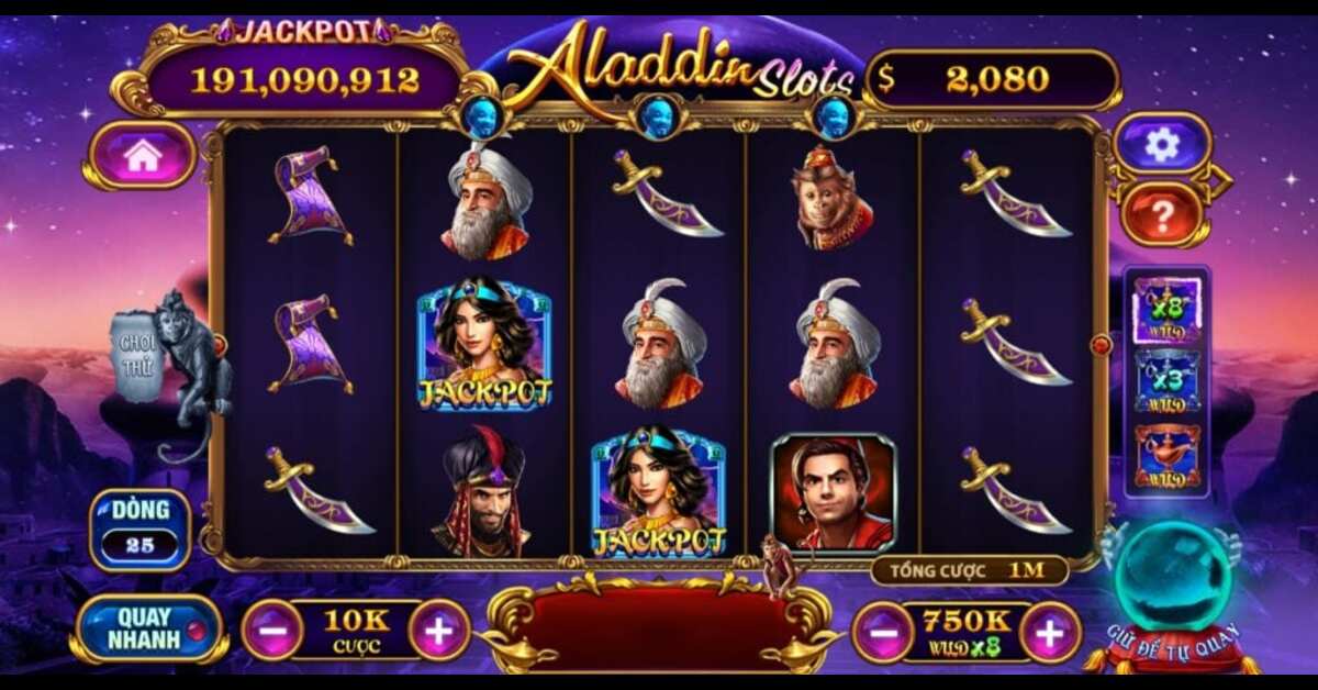 Tính toán dòng cược trong game quay hũ Slot Aladdin – 789Club Online